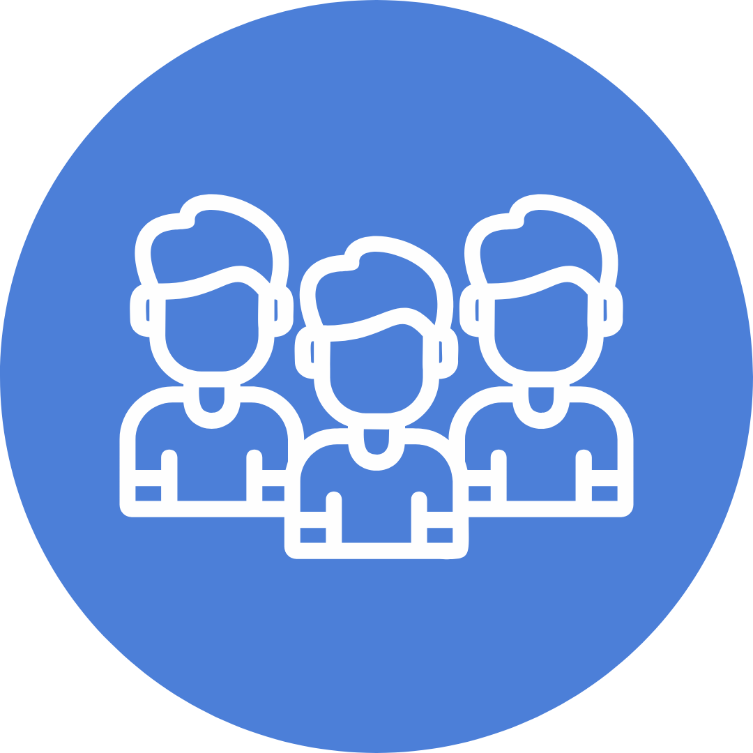 Group & Employee Insurance icon of multiple people for those in Paola, KS and Miami County